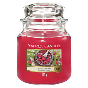 YANKEE CANDLE Classic Vonná svíčka střední Red Raspberry 411 g