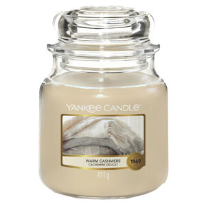 YANKEE CANDLE Classic Vonná svíčka střední Warm Cashmere 411 g