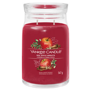 YANKEE CANDLE Signature Vonná svíčka velká 2 knoty Red Apple Wreath 567 g