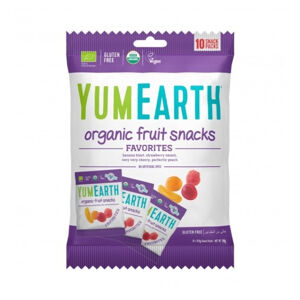 YUMEARTH Bio ovocné želé bonbony mini balení mix příchutí, 10 x 19,8 g 198 g