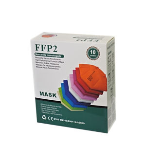 FFP2 Respirátor 10 ks Mix barev