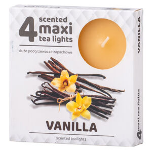 Z-TRADE Svíčky čajové Maxi Vanilla 4 kusy