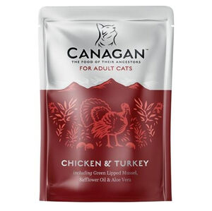 CANAGAN Chicken & turkey kapsička pro kočky 85 g