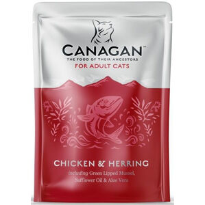 CANAGAN Chicken & herring kapsička pro kočky 85 g