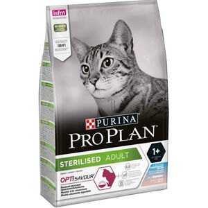 PURINA PRO PLAN Sterilised treska a pstruh granule pro kočky 3 kg