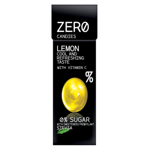 ZERO CANDIES Lemon candies 0% bonbóny 32 g