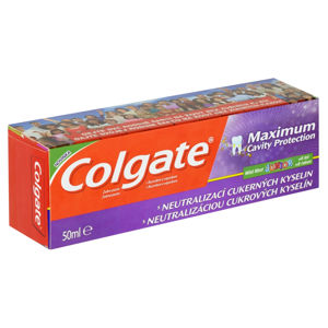 COLGATE Zubní pasta Maximum Cavity Protection Mild Mint Junior 50 ml