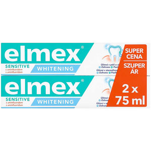 ELMEX Sensitive Whitening Zubní pasta 2x 75 ml, poškozený obal